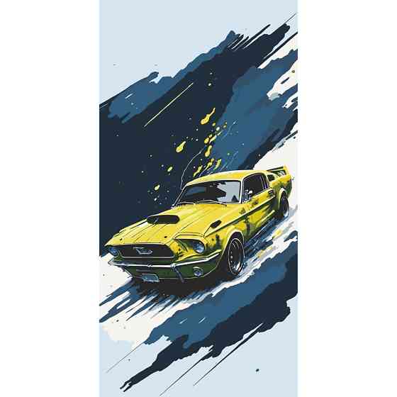 Картина за номерами "Ford Mustang" 12504-AC 40x80 см Вінниця