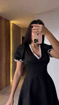 Женское романтичное привлекательное вечернее платье костюмка + кружево Одесса