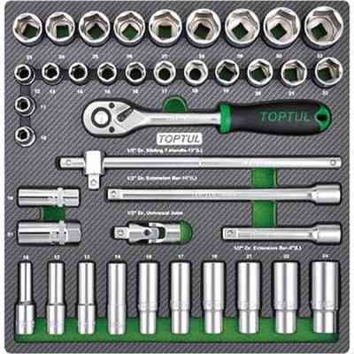 Набор инструментов Toptul 1/2" 39од. (GEC3901) Винница