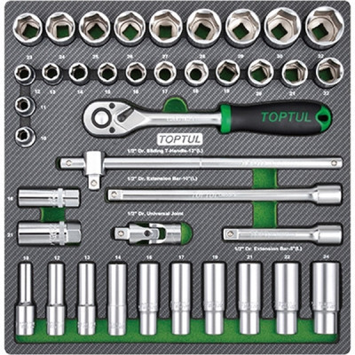 Набор инструментов Toptul 1/2" 39од. (GEC3901) Винница - изображение 1