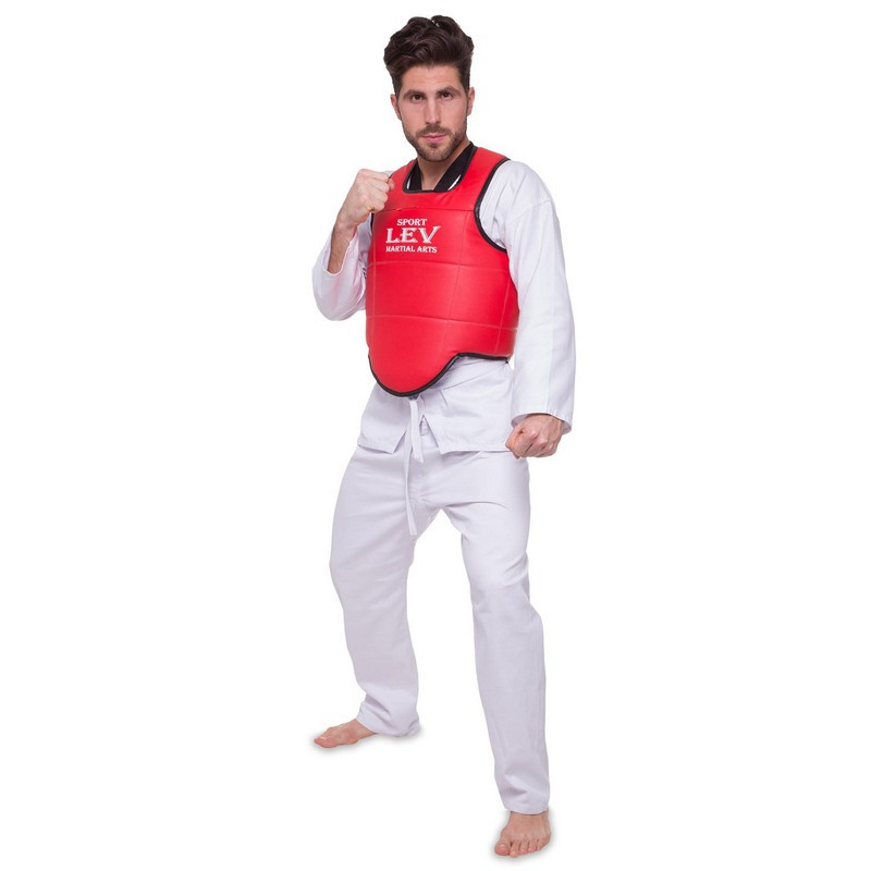 Защита корпуса (жилет) двусторонняя LEV LV-4282 размер S-XL синий-красный Защита для боевых искусств Киев - изображение 7