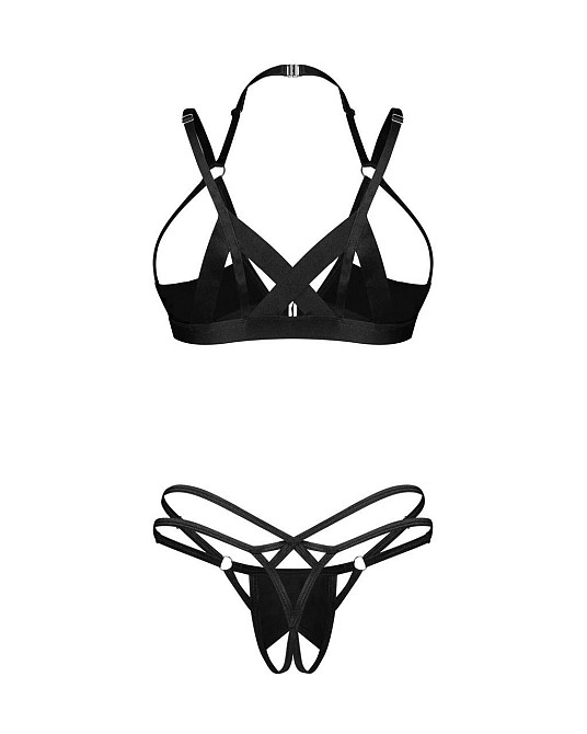 Комплект Obsessive Keira Lise 2-pcs crotchless set S/M Sex Aura Киев - изображение 4