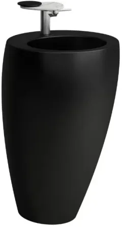 Раковина  Laufen Il Bagno Alessi 52x53 Czarny Mat H8119717161091 Київ