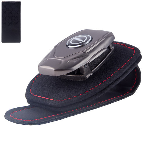 Кожаный держатель-зажим для очков OPEL Харьков - изображение 1