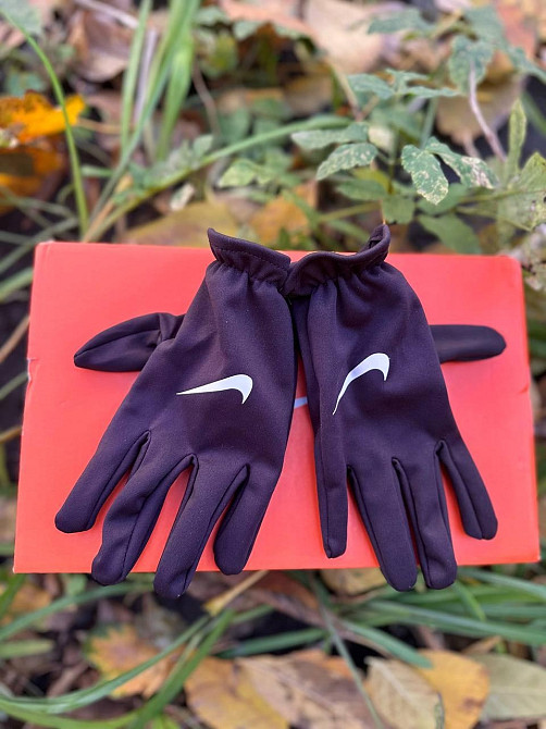 Рукавиці тренувальні Nike  на тонкому флісі XS S M L Львів - фото 1