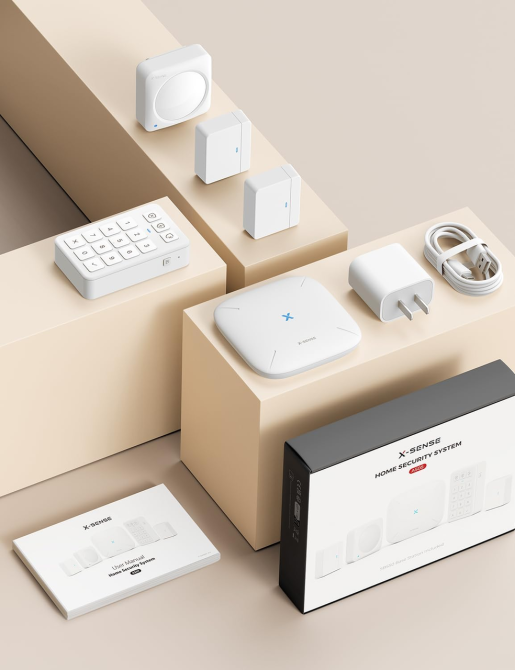 Умная сигнализация X-Sense AS08 Wi-Fi 2.4 ГГц, 8 элементов, 4 датчика дверей, 2 датчика движения, сирена 100 дБ, Alexa Киев - изображение 8