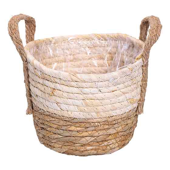 Набір кошиків для зберігання речей 3 (шт) універсальні плетені 1.5/2/3 літри Коричневий HP-41-8 Київ