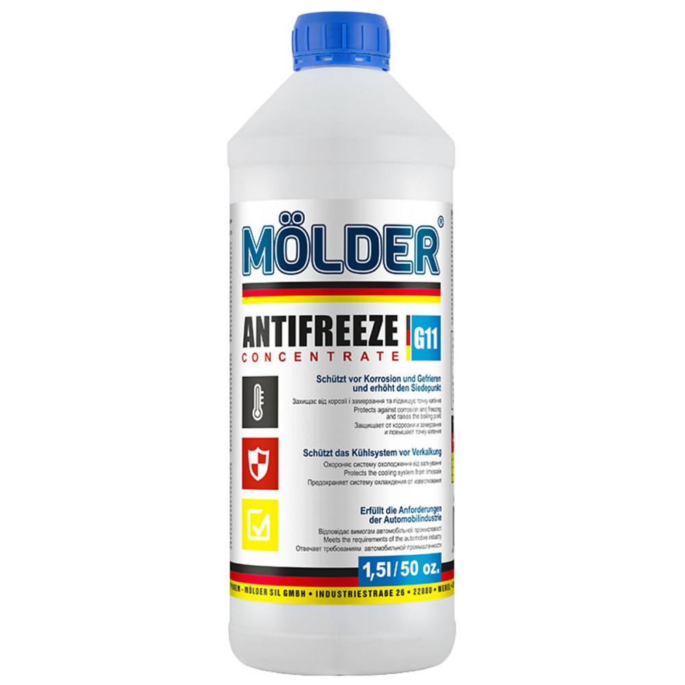 Антифриз MOLDER концентрат синій 1,5л Киев - изображение 1