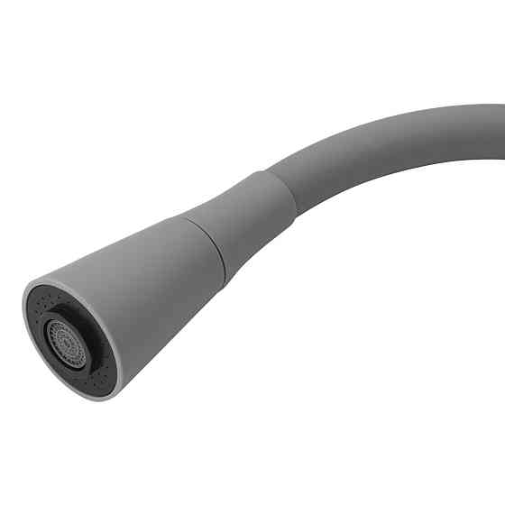 Змішувач для кухні з гнучким виливом Kroner KRP Edelstahl Klassisch — ESG031GRA сатин/сірий Київ