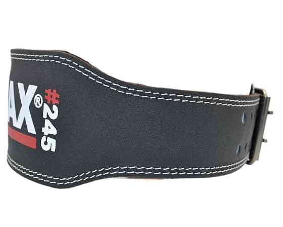Пояс для важкої атлетики MadMax MFB-245 Full leather шкіряний Black XL Киев