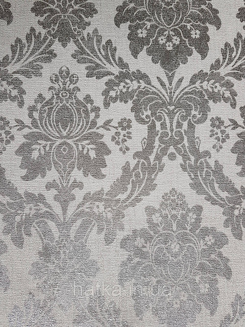Шовільні на фрізеліні AS creation Perfect 1.06Х10 класика вензель дамаск сріблом на світлому бежевому Київ - фото 4