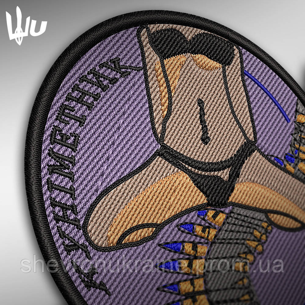 Шеврон под заказ КУНИМЕТЧИК (Срок изготовки 3-5 дней. На липучке) Размер 8см в диаметре Киев - изображение 3