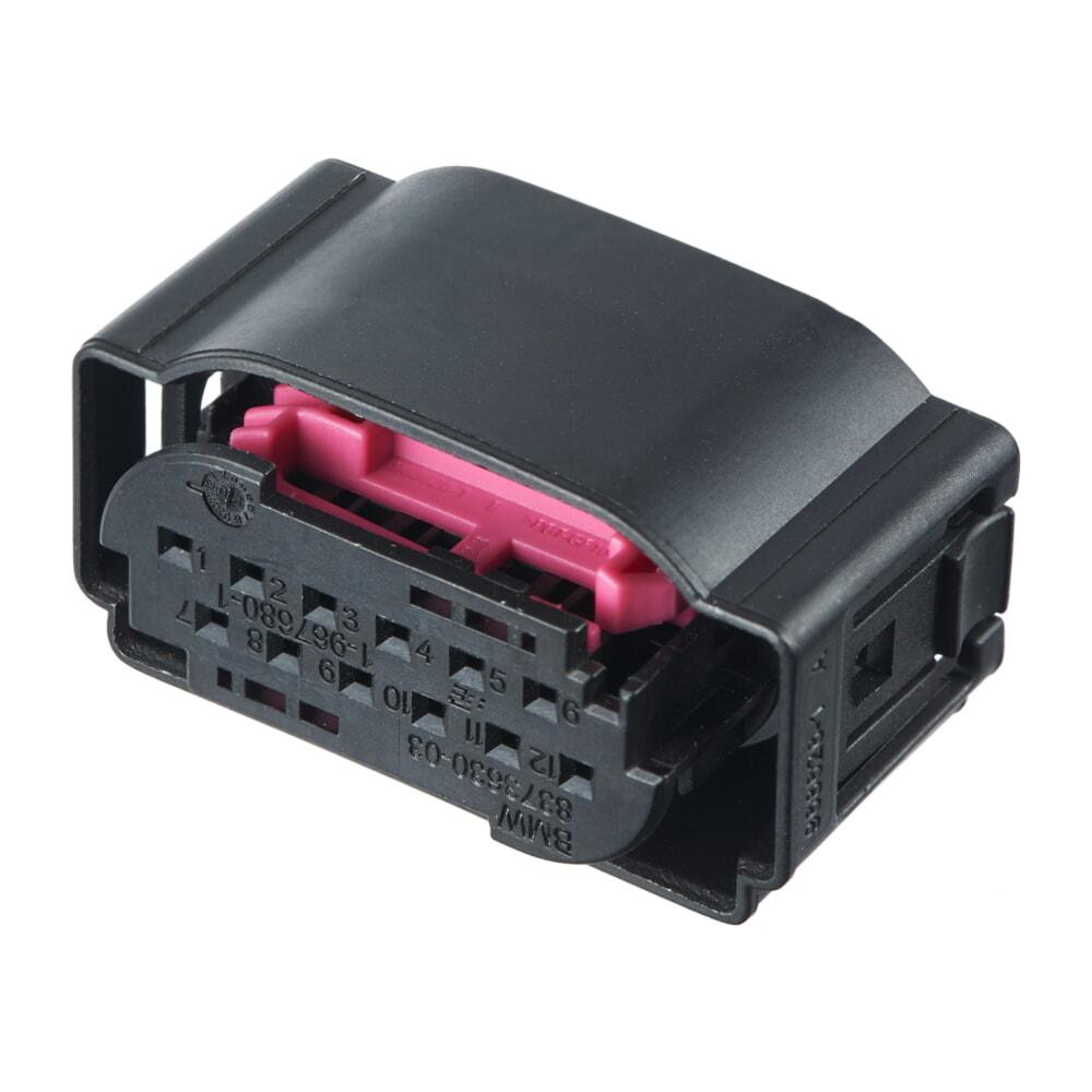 Разьем коннектор 12-кон.,  4E0972713, 1-967680-1, 1534151-1, 1534152-1, 968626-1, 6113837363 Audi, BMW, Mercedes-Benz, VW Киев - изображение 2