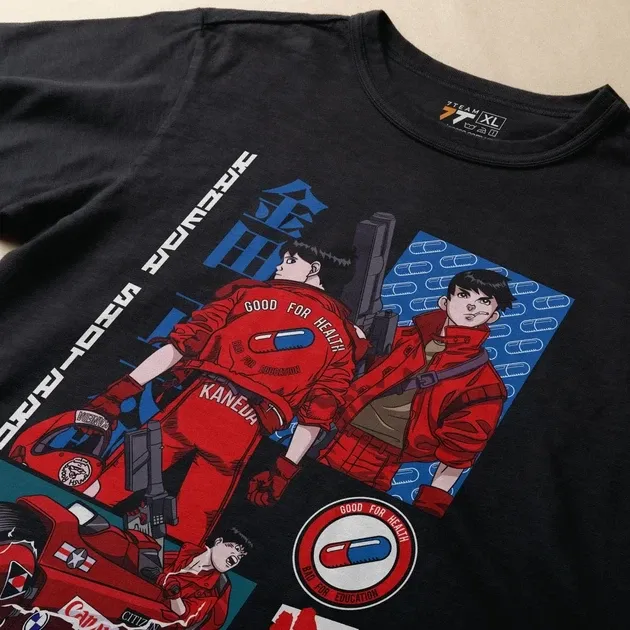 Футболка чоловіча з  принтом Акіра Канеда 2 Розмір 48 Anime0943 Дніпро - фото 3