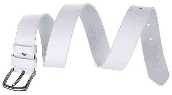 Шикарный мужской кожаный ремень GRANDE PELLE 00917 Белый Киев