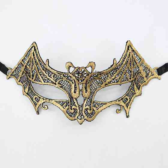 Маска карнавальна Кажан one size золотистий Київ