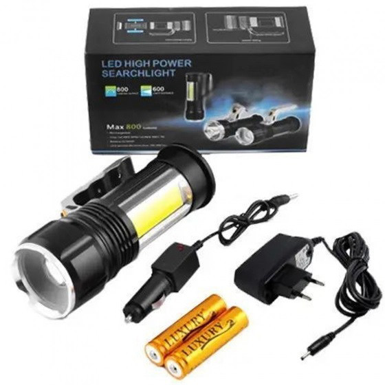 Супер яскравий ліхтарик Bailong S912-XPE+COB(white+red), переносний HU-729 гарний ліхтарик Київ - фото 9