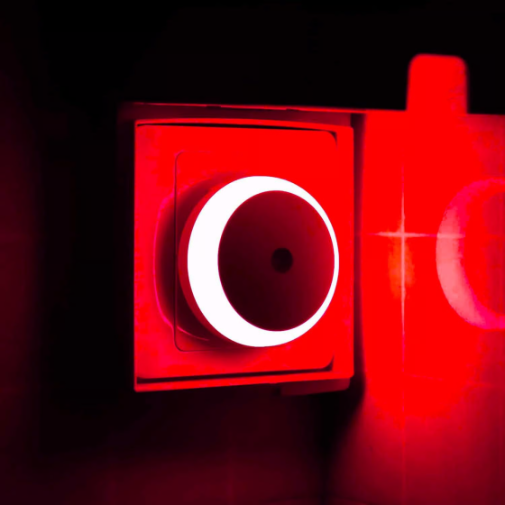 Ночник FanFuGuo 608, 3 шт., LED ночник с датчиком сумерек, автоматическое включение, красный, для детской, коридора Киев