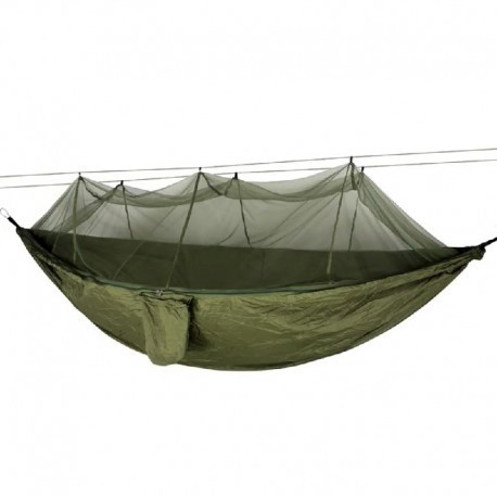 Гамак туристический подвесной с москитной сеткой цвет Олива.AT2 Одесса - изображение 1