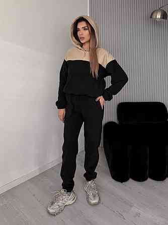 Женский теплый костюм двухцветный Одесса