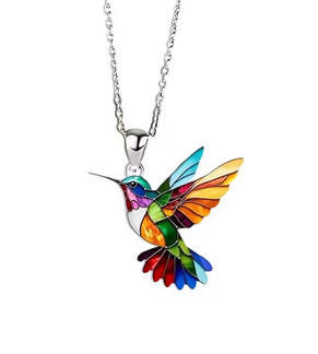 Кулон красивый на цепочке Колибри Киев - изображение 1