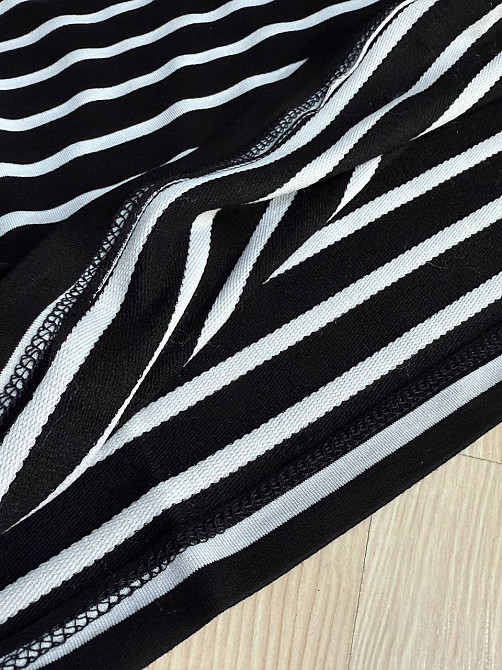 Лонгслив женский KEYYMOD 34094 в полоску с подплечниками оверсайз черный, черный, M Киев - изображение 19