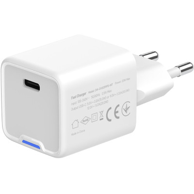 Зарядное устройство ColorWay C101C GaN Mini 20W PD PPS USB-C white (CW-CHS059PD-WT) Винница - изображение 11