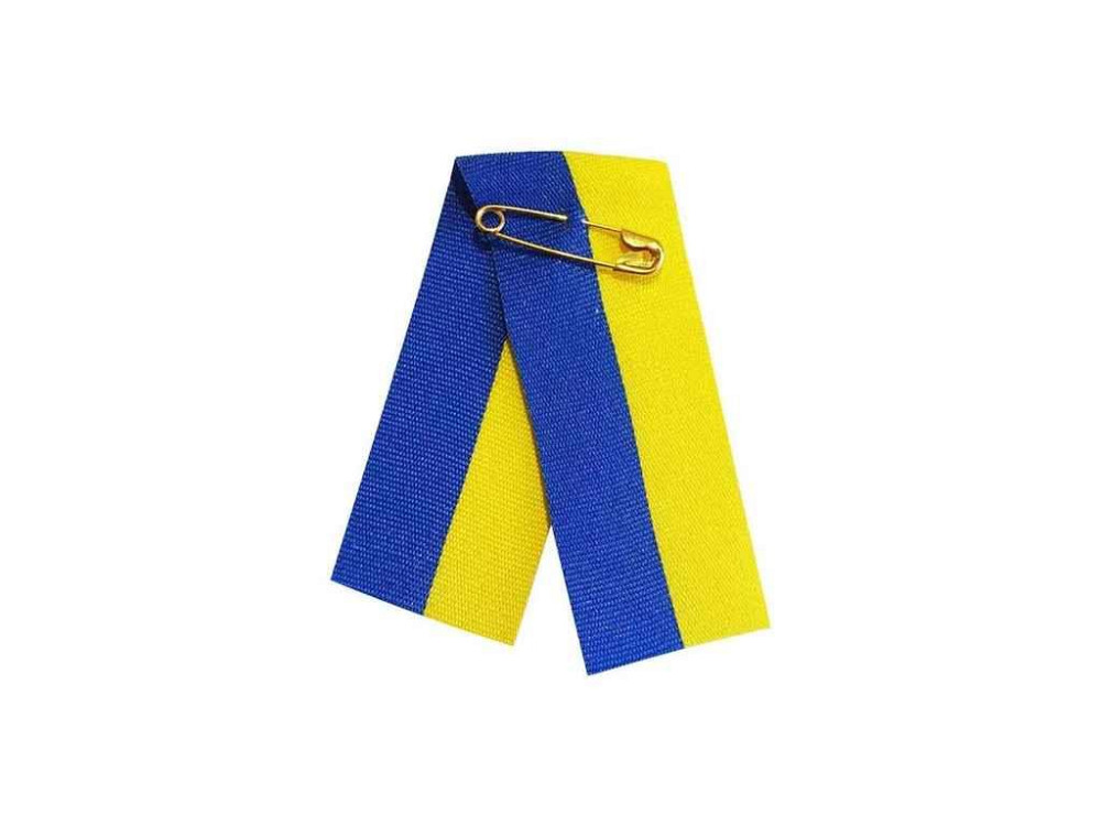 Стрічка Прапор України на шпильці (25шт/уп) ТМ УКРАЇНА Київ - фото 1