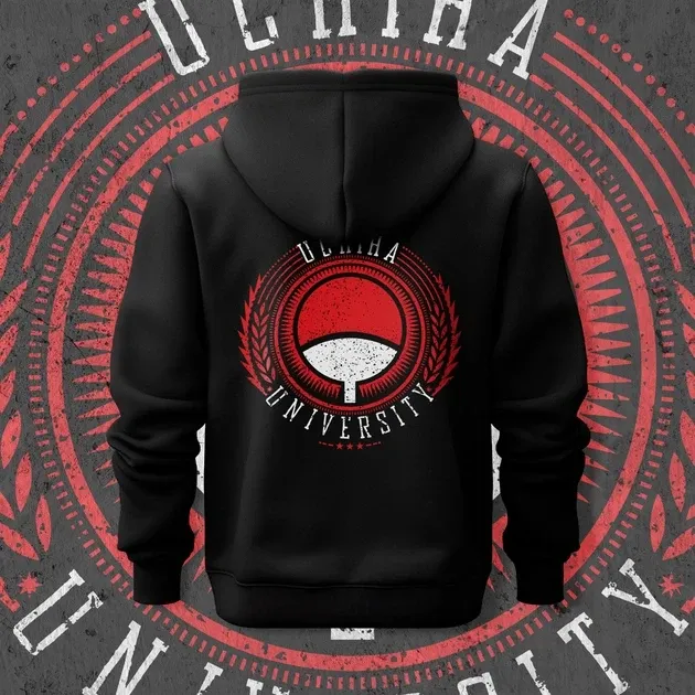 Худі для підлітка хлопчика з принтом Наруто Uchiha Unive140ity Red Розмір 150 Anime11193 Дніпро - фото 1