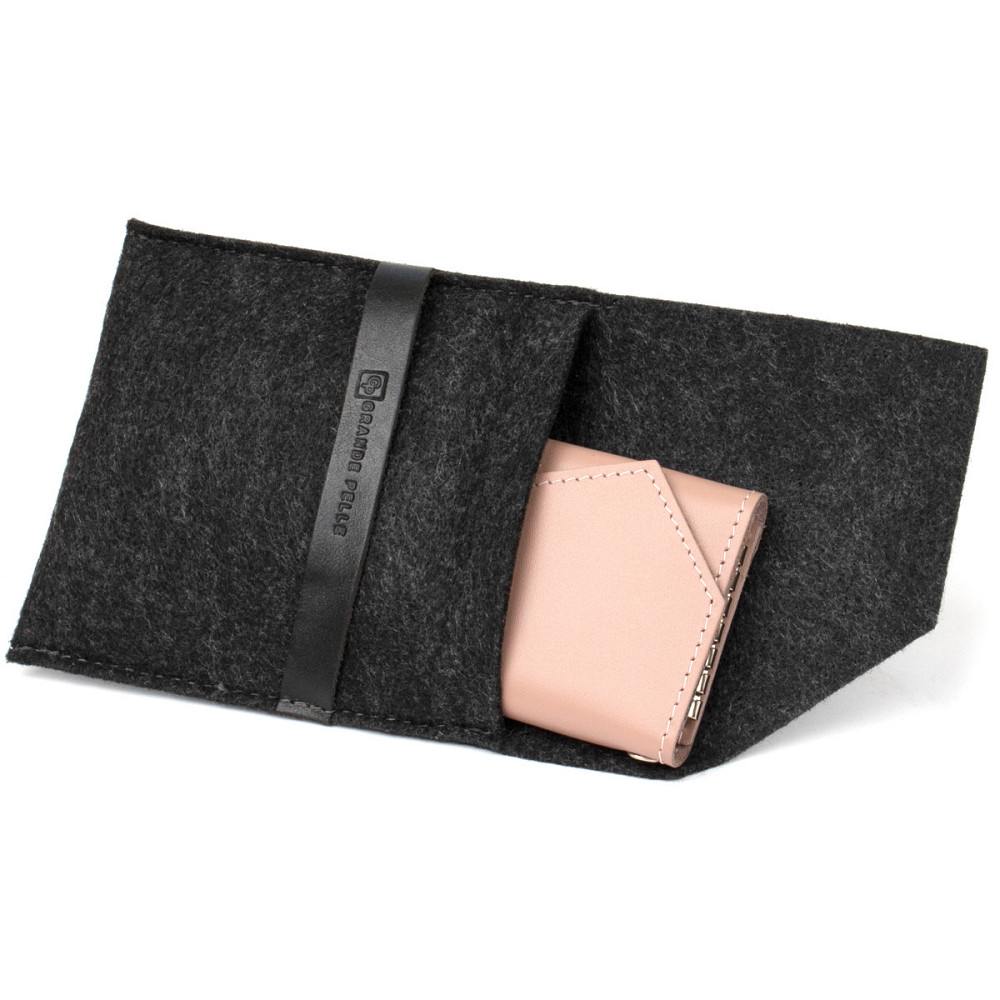 Ключница из натуральной кожи GRANDE PELLE 11393 Розовый Киев - изображение 4