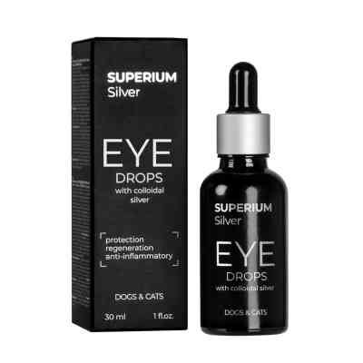 Капли для животных Superium Сильвер глазные с коллоидным серебром для кошек и собак 30 мл (9101) Винница