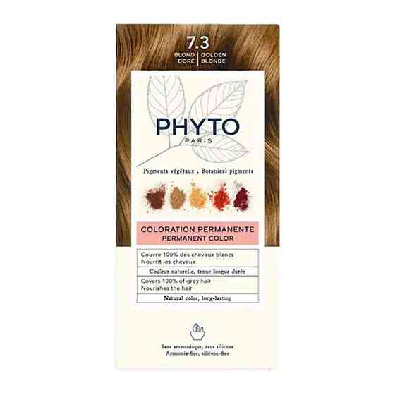 Фіто Фітоколор Безаміачна крем-фарба для волосся Phyto PhytoColor Coloration Permanente 7.3 Золотисто-русявий 112 мл Дніпро