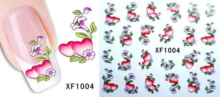 Наклейки для ногтей XF1004 Киев - изображение 2