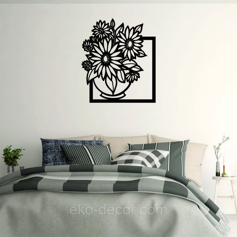 Декоративное настенное Панно «Букет цветов», Декор на стену Киев - изображение 6