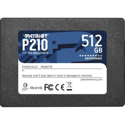 Накопичувач SSD 2.5" 512GB Patriot (P210S512G25) Вінниця - фото 1