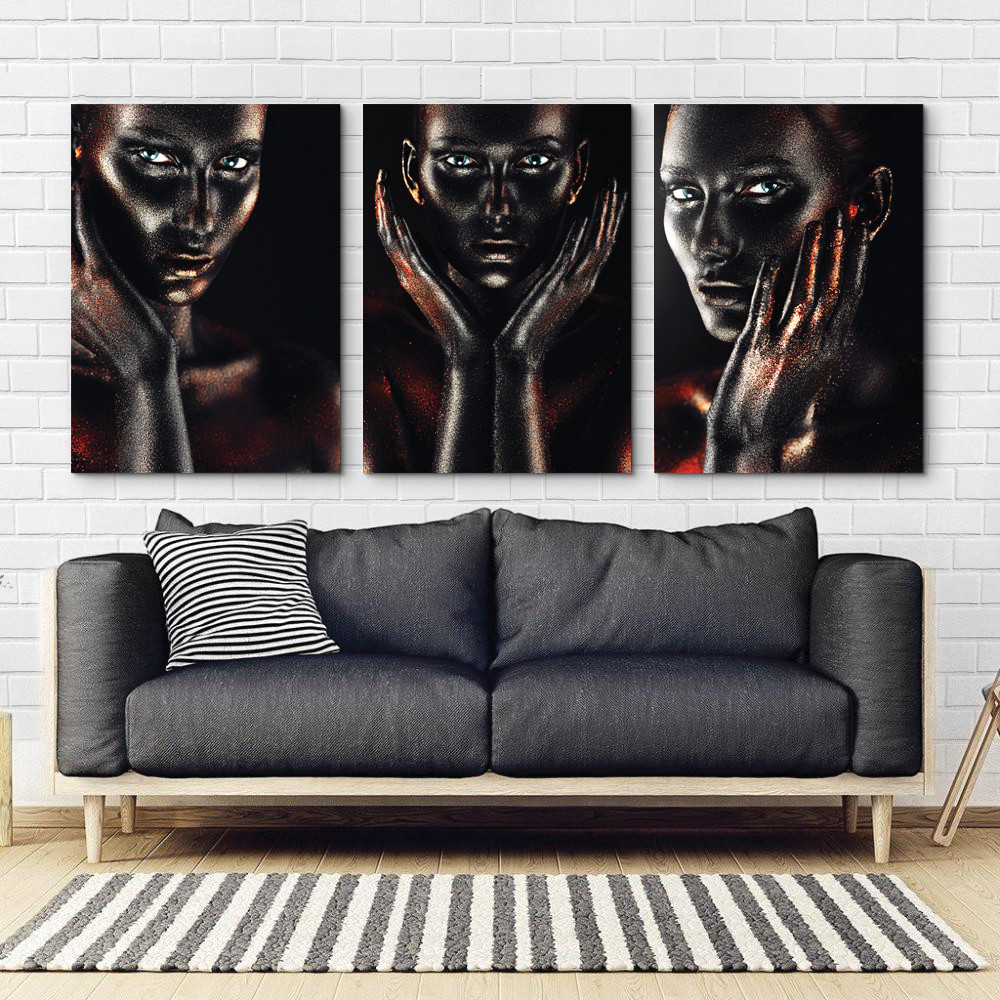 Модульна картина Абстракція Дівчина Блиск Art-37_B3 Київ - фото 2