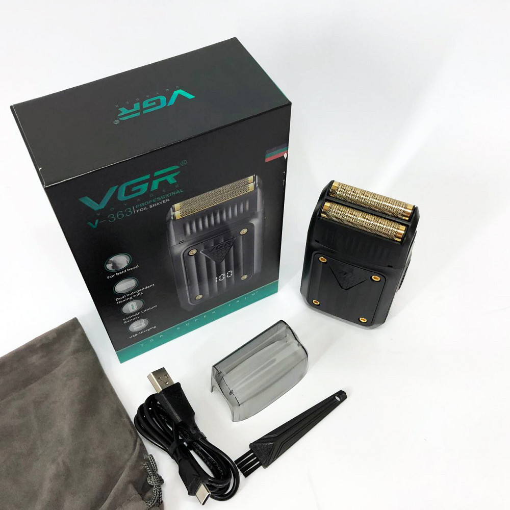 Компактна електробритва чоловіча VGR V-363, Електробритва для професійного гоління AN-52 Львів - фото 16