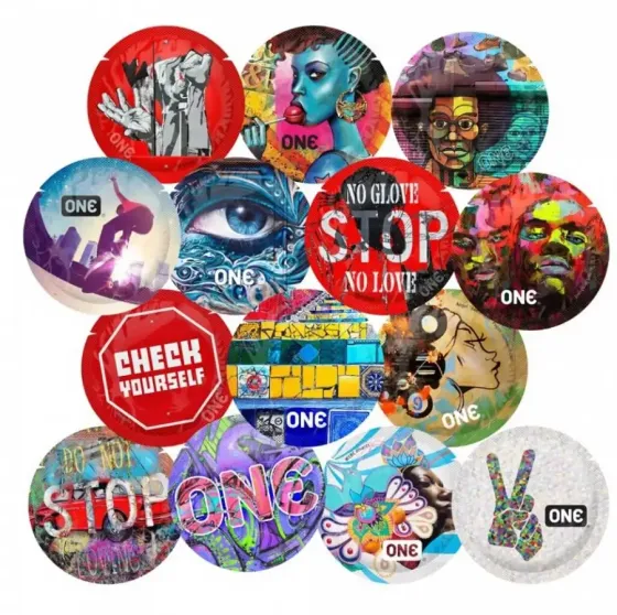Презерватив ONE Street Art Collection 1 шт Львов