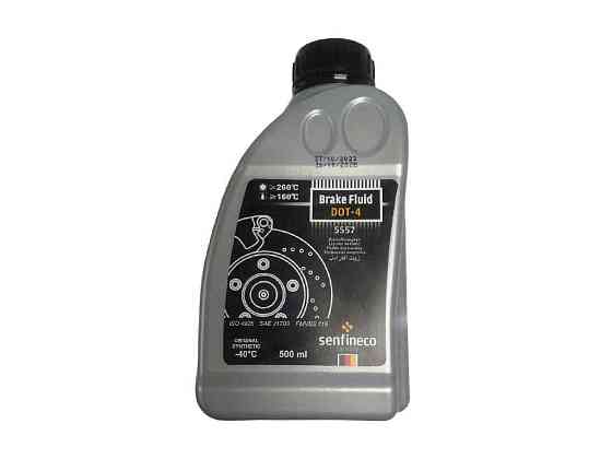 Гальмівна рідина Brake Fluid DOT-4, 500мл ТМ SENFINECO Київ