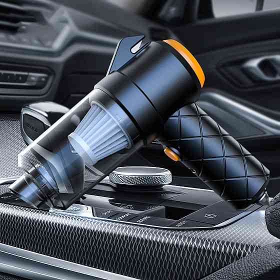 Автомобільний пилосос 6в1 + 4 насадки,USB,YT-M2042 SBR Київ