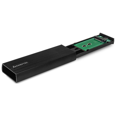 Кишеня зовнішня Chieftec USB 3.2 Gen2 Type-C M.2 PCIe NVMe/SATA SSD (CEB-M2C-TL) Вінниця - фото 3