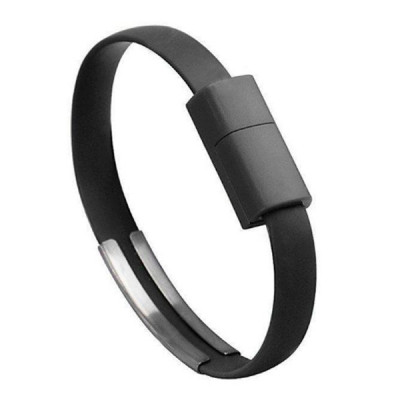 Дата кабель USB 2.0 AM to Micro 5P 0.2m браслет black Extradigital (KBU1783) Вінниця - фото 3