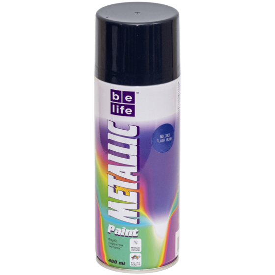 Belife краска №343 синяя металлик 400 мл Харьков
