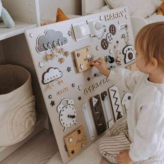 Розвиваюча іграшка Бізіборд TG1000012, 70х60 см, Коричневий Вінниця