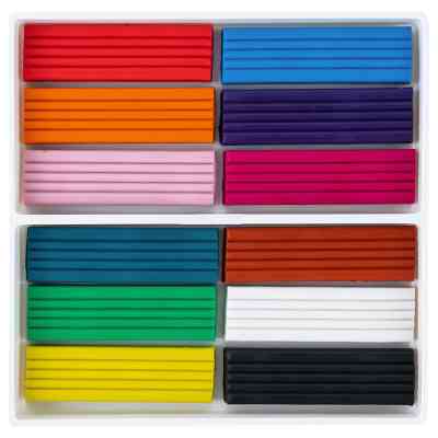 Пластилін Kite Classic 12 кольорів, 240 г (K-1086) Вінниця