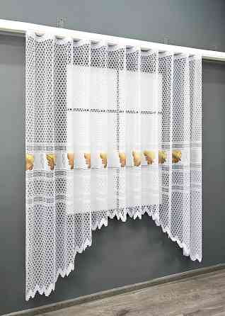 Кухонная арка VR-Textil № 000к жаккард белый 300х185 см (51-255) Киев