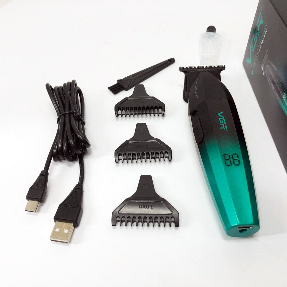 Машинка-тример для стрижки бездротова VGR V-906, Класна машинка для стрижки волосся OS-97 Львів - фото 3