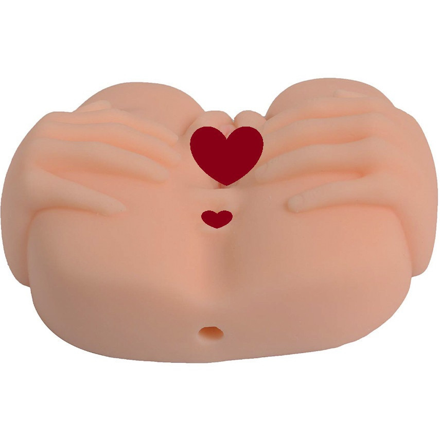 Мастурбатор Вагіна-Анус Delicate hand masturbator без вібрації тілесний Sex Aura Київ - фото 1