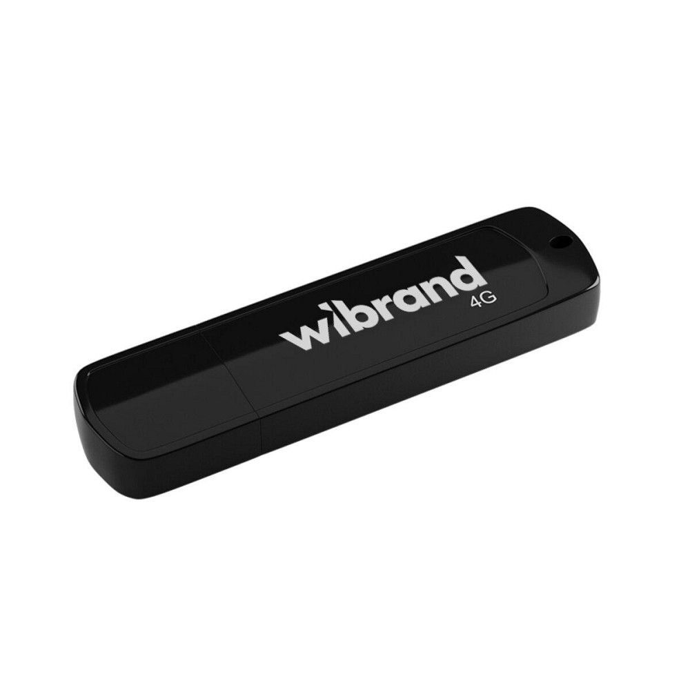 Флешка flash Wibrand USB 2.0 Grizzly 4Gb Black WI2.0 / GR4P3B Одеса - фото 1