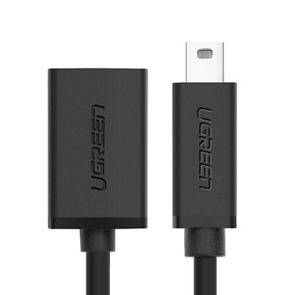 Mini USB OTG кабель-адаптер Ugreen US249 (Чорний, 12см) Николаев - изображение 4